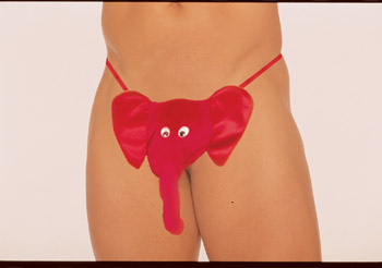 Elephant g string.